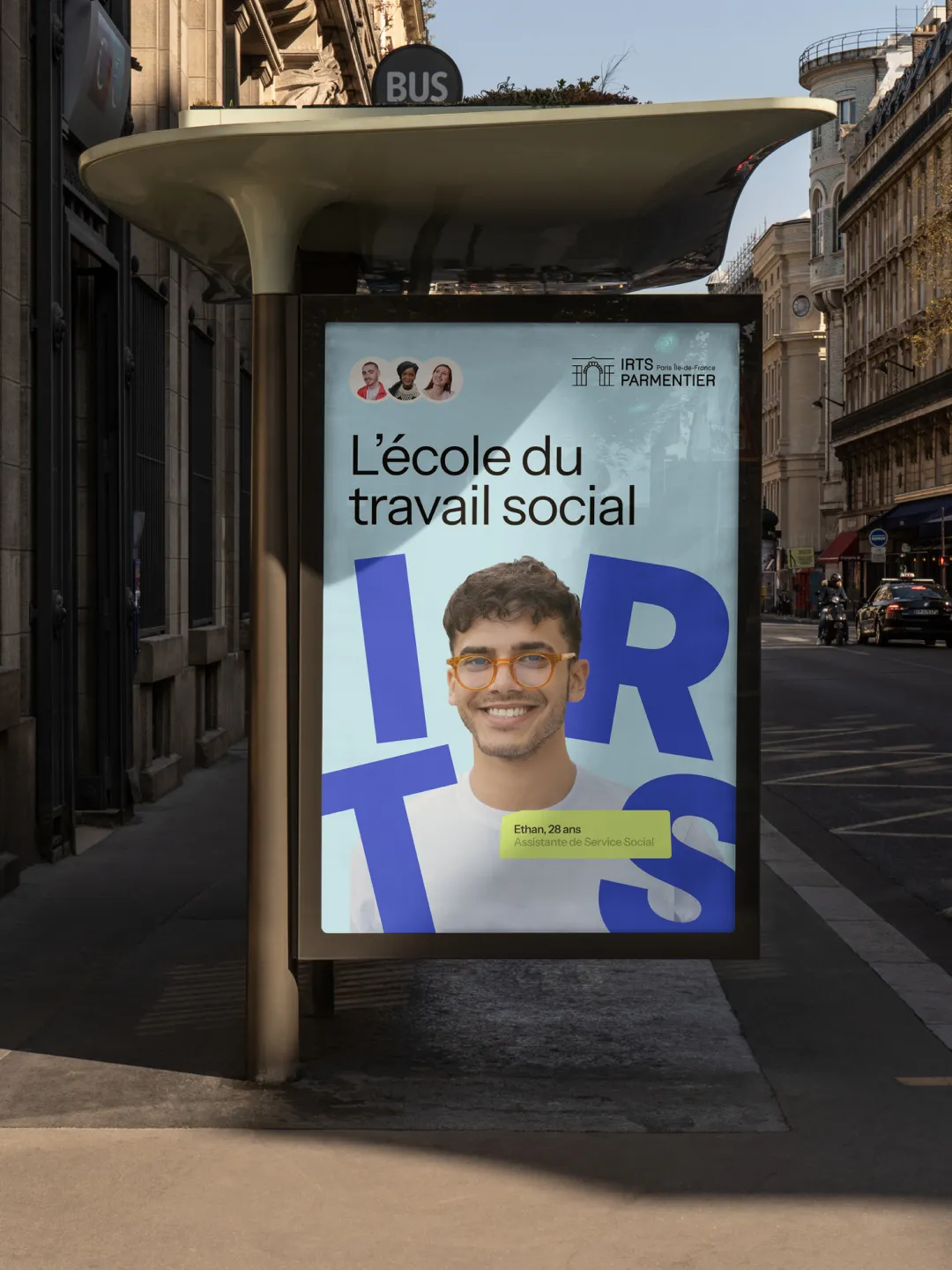 Visuel du projet IRTS réalisé avec PAM Studio.