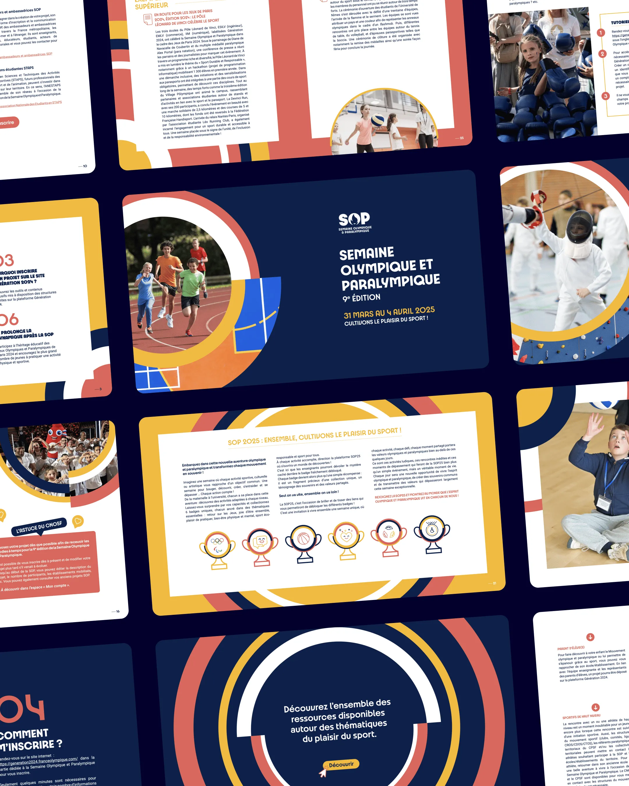 Campagne Semaine Olympique et Paralympique 202 -, kit de communication CNOSF