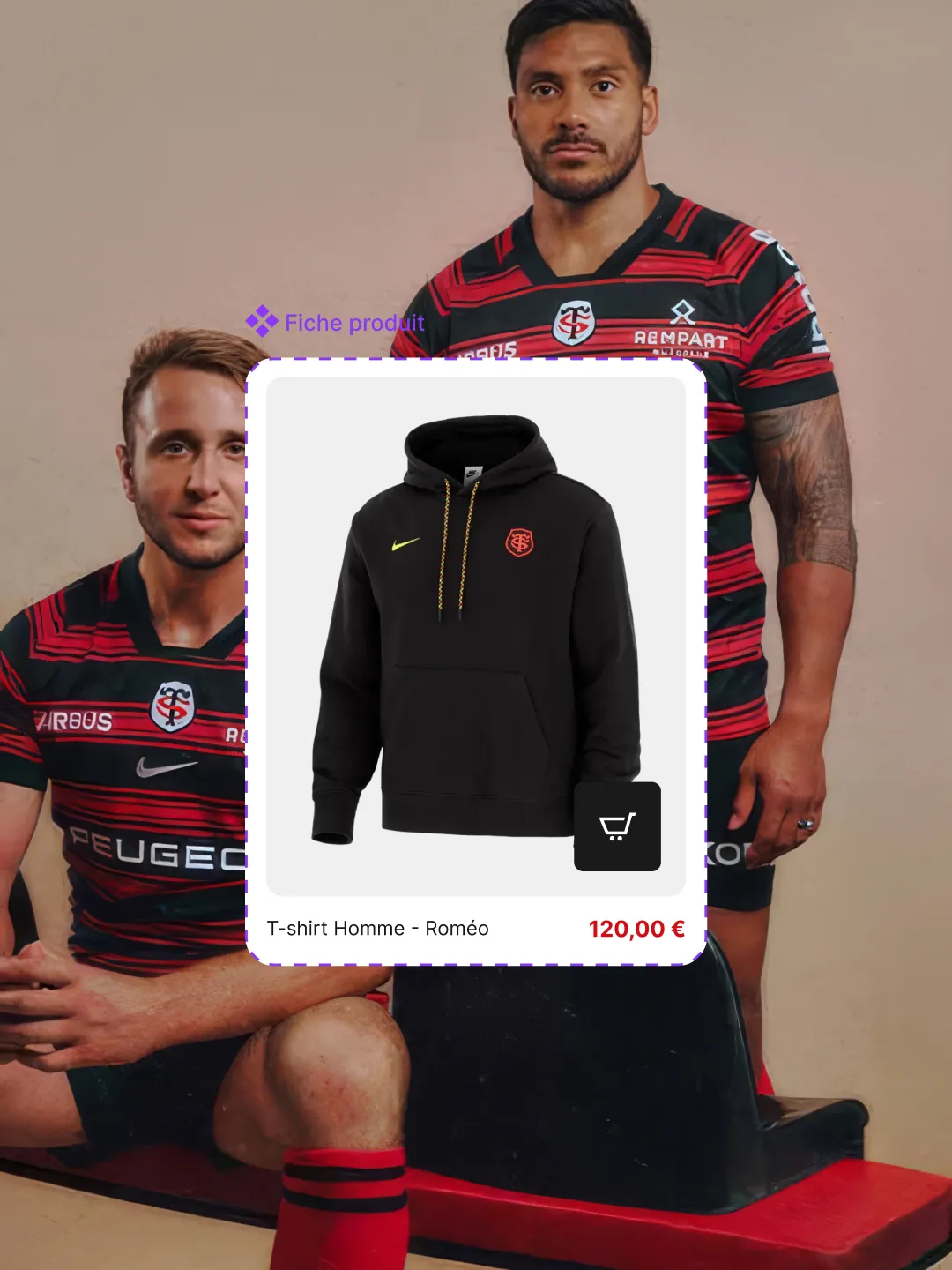 Stade Toulousain PrestaShop, boutique rugby en ligne