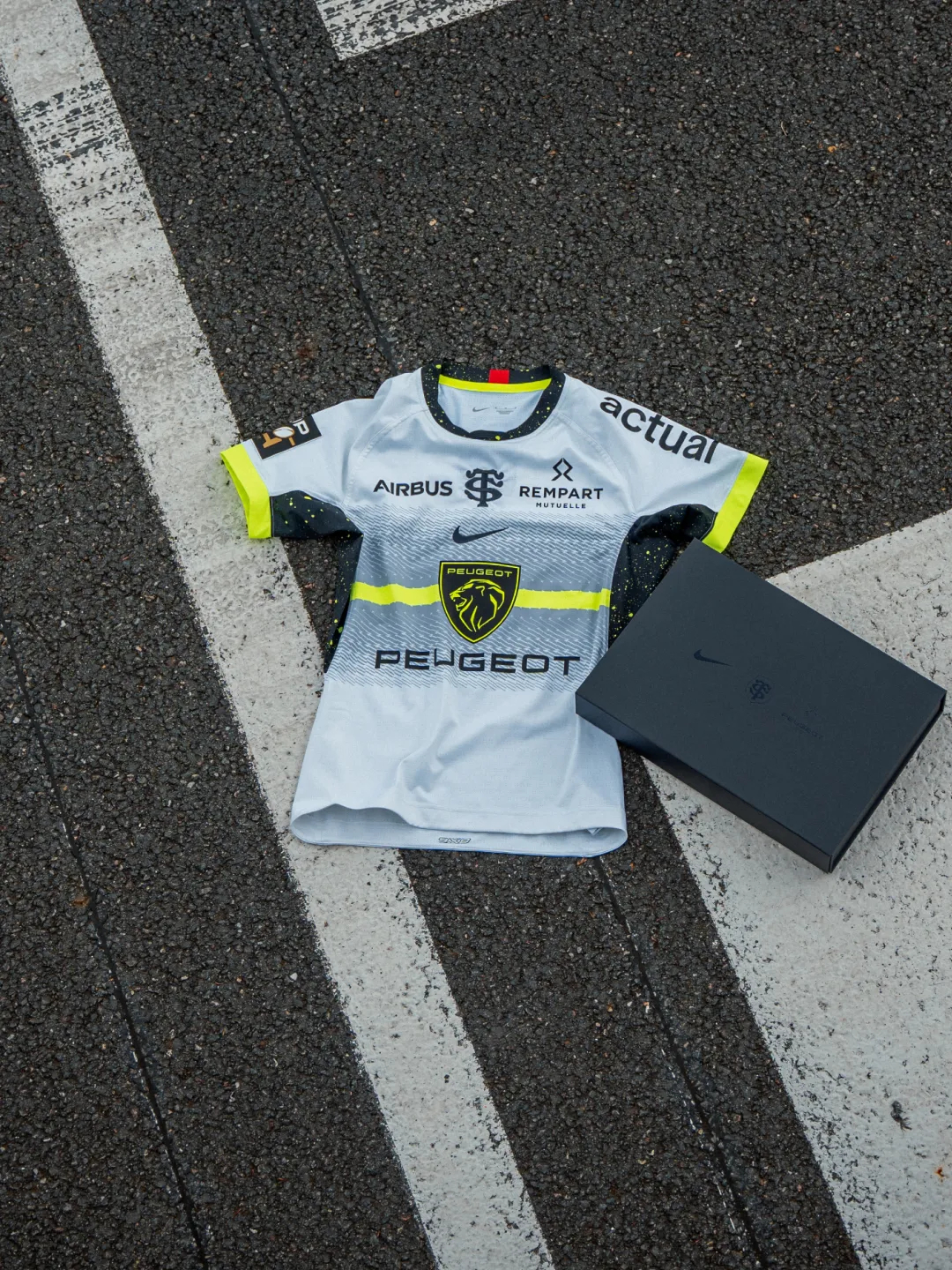 Activation digitale Stade Toulousain, opération reveal maillot